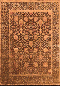 Oriental Orange Industrial Rug, urb1520org