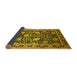 Sideview of Oriental Yellow Industrial Rug, urb1521yw