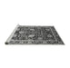 Sideview of Machine Washable Oriental Gray Industrial Rug, wshurb1521gry