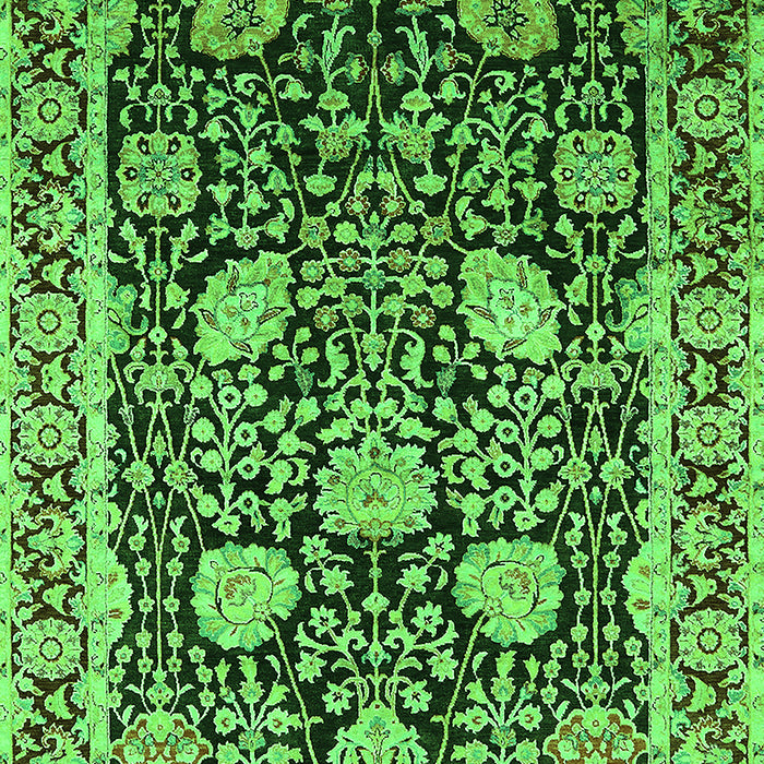 Oriental Green Industrial Rug, urb1521grn