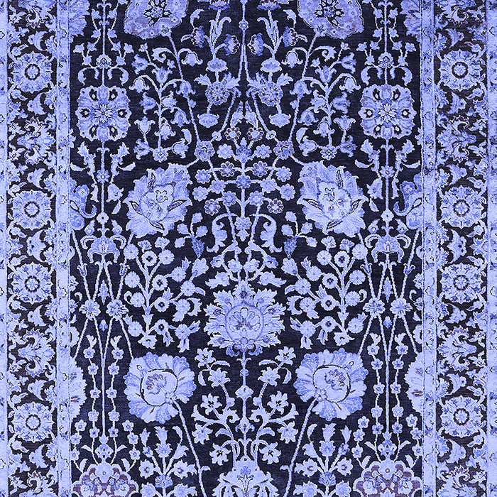 Oriental Blue Industrial Rug, urb1521blu