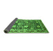 Sideview of Oriental Green Industrial Rug, urb1521grn