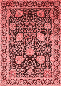 Oriental Red Industrial Rug, urb1521red