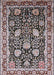 Mid-Century Modern Bakers Brown Oriental Rug, urb1521