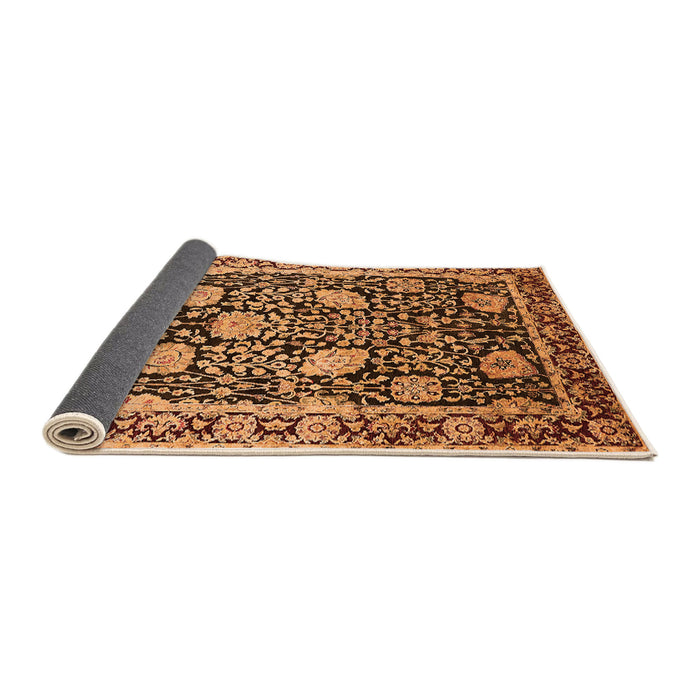 Sideview of Oriental Orange Industrial Rug, urb1521org