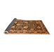 Sideview of Oriental Orange Industrial Rug, urb1521org