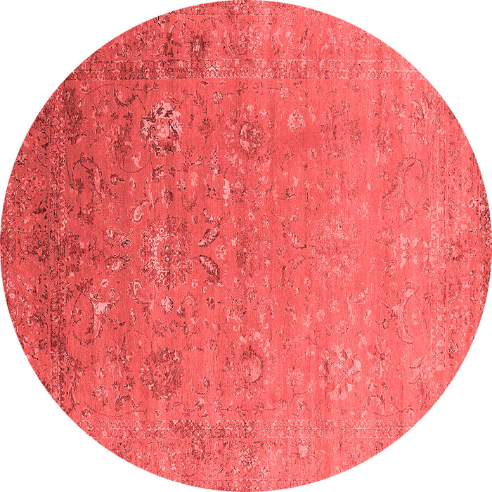 Machine Washable Oriental Red Industrial Rug, wshurb1522red