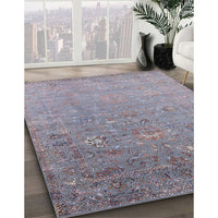 Mid-Century Modern French Lilac Purple Oriental Rug, urb1522