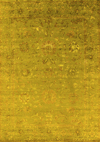 Oriental Yellow Industrial Rug, urb1522yw