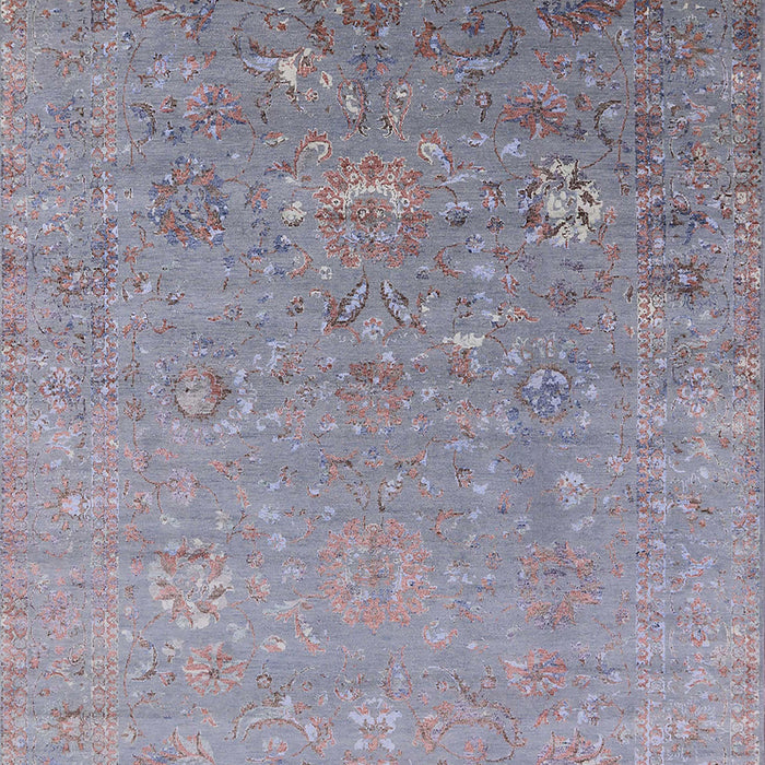 Mid-Century Modern French Lilac Purple Oriental Rug, urb1522