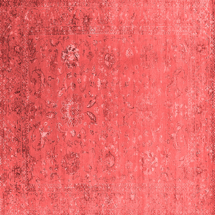 Machine Washable Oriental Red Industrial Rug, wshurb1522red