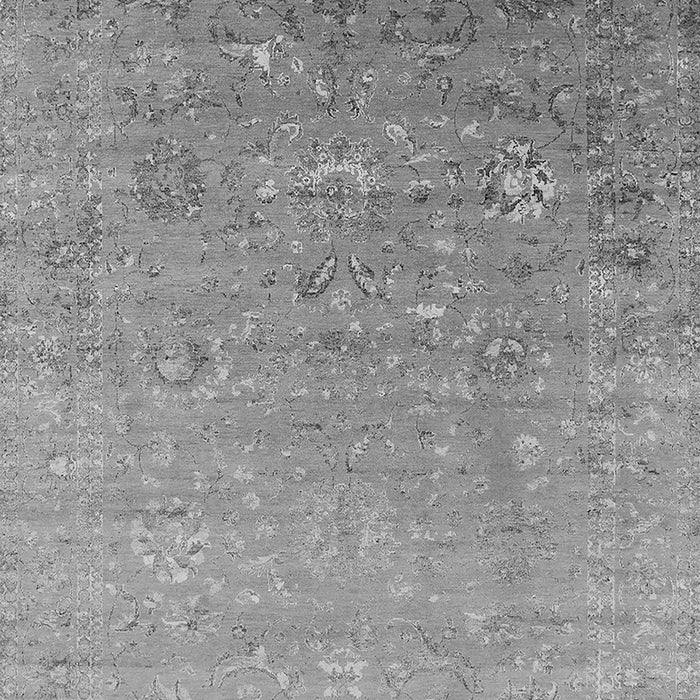 Machine Washable Oriental Gray Industrial Rug, wshurb1522gry