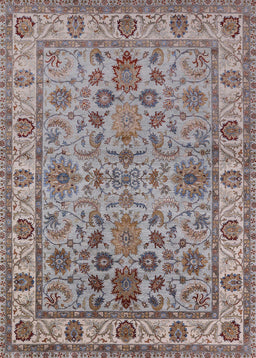 Mid-Century Modern Dark Gray Oriental Rug, urb1523