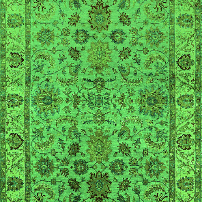 Oriental Green Industrial Rug, urb1523grn