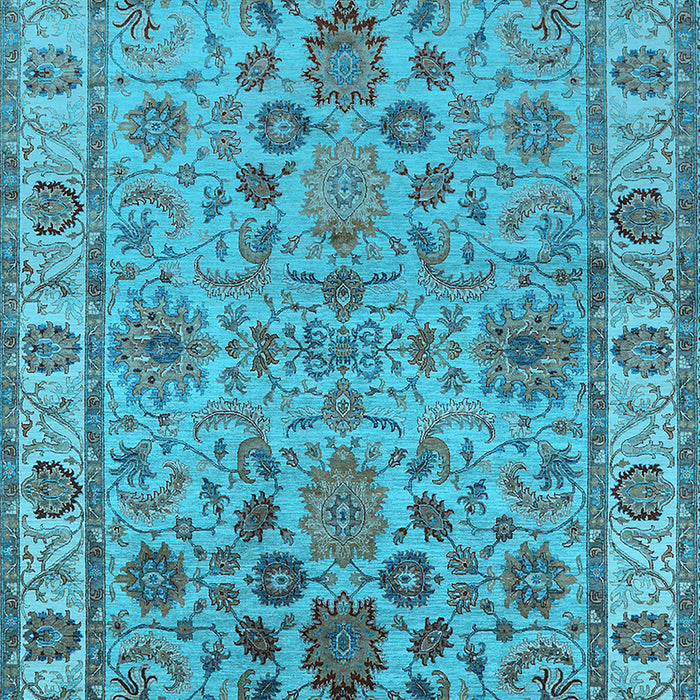 Oriental Light Blue Industrial Rug, urb1523lblu