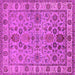 Square Oriental Pink Industrial Rug, urb1523pnk