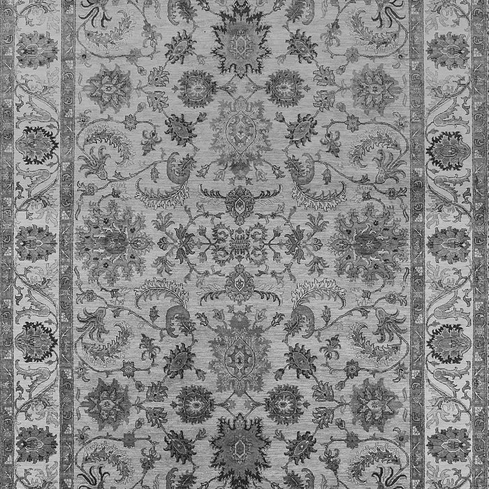 Machine Washable Oriental Gray Industrial Rug, wshurb1523gry