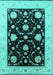 Oriental Turquoise Industrial Rug, urb1524turq