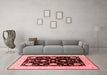 Industrial Red Washable Rugs