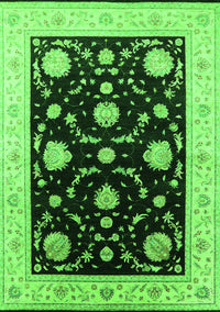 Oriental Green Industrial Rug, urb1524grn