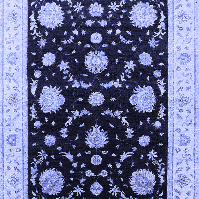 Oriental Blue Industrial Rug, urb1524blu