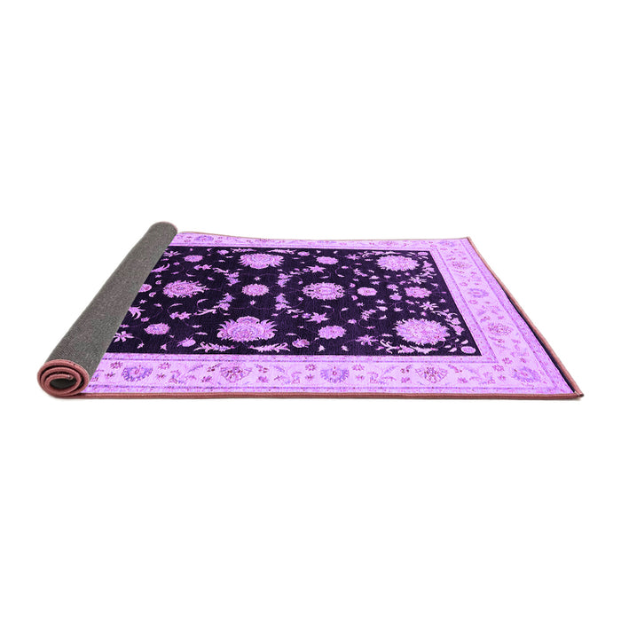 Sideview of Oriental Purple Industrial Rug, urb1524pur