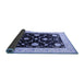 Sideview of Oriental Blue Industrial Rug, urb1524blu