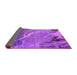 Sideview of Oriental Purple Industrial Rug, urb1525pur