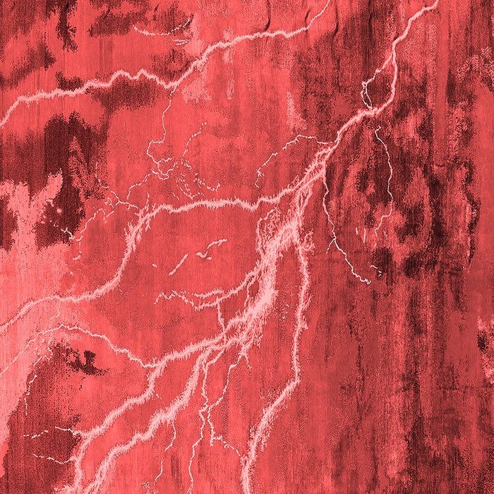 Machine Washable Oriental Red Industrial Rug, wshurb1525red