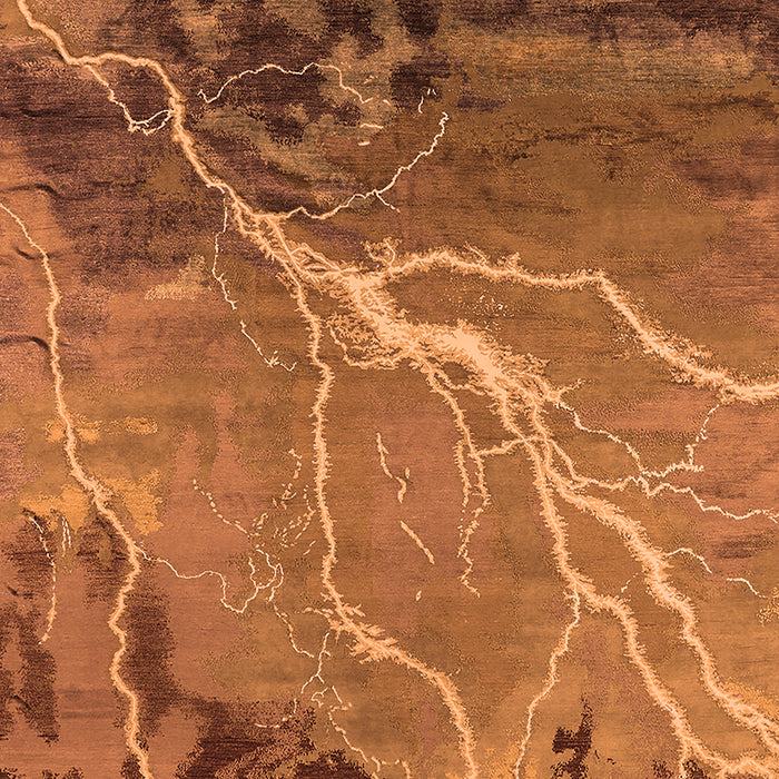 Oriental Orange Industrial Rug, urb1525org