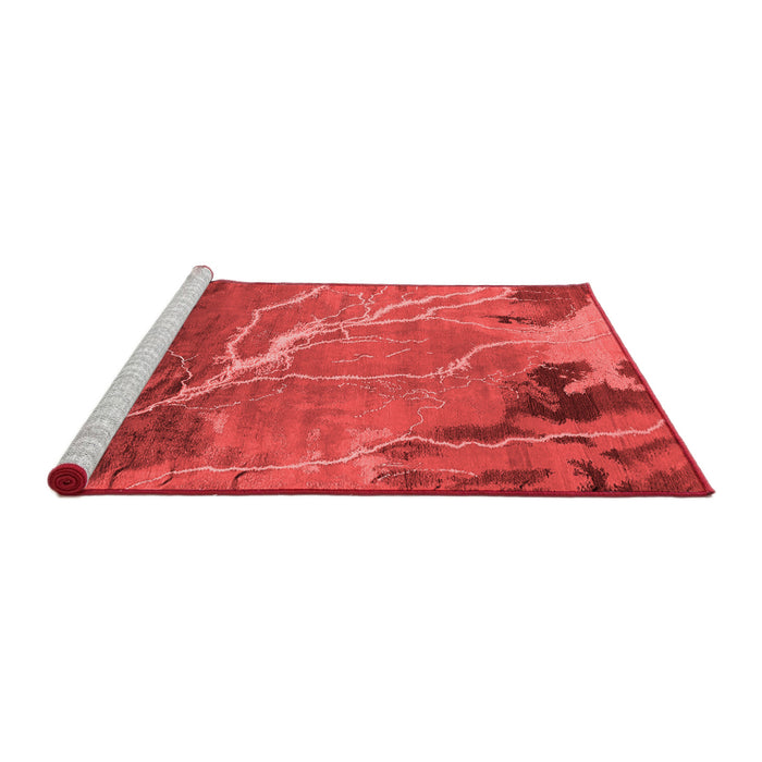 Industrial Red Washable Rugs