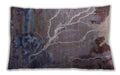 Mid-Century Modern Urban Purple Lumbar Throw Pillow, 13 inch by 19 inch, lburb1525