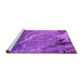 Sideview of Machine Washable Oriental Purple Industrial Area Rugs, wshurb1525pur