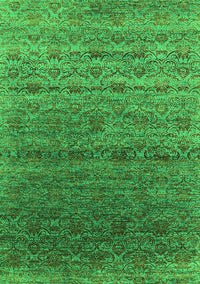 Oriental Green Industrial Rug, urb1526grn