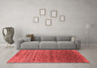 Industrial Red Washable Rugs