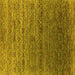 Square Oriental Yellow Industrial Rug, urb1526yw