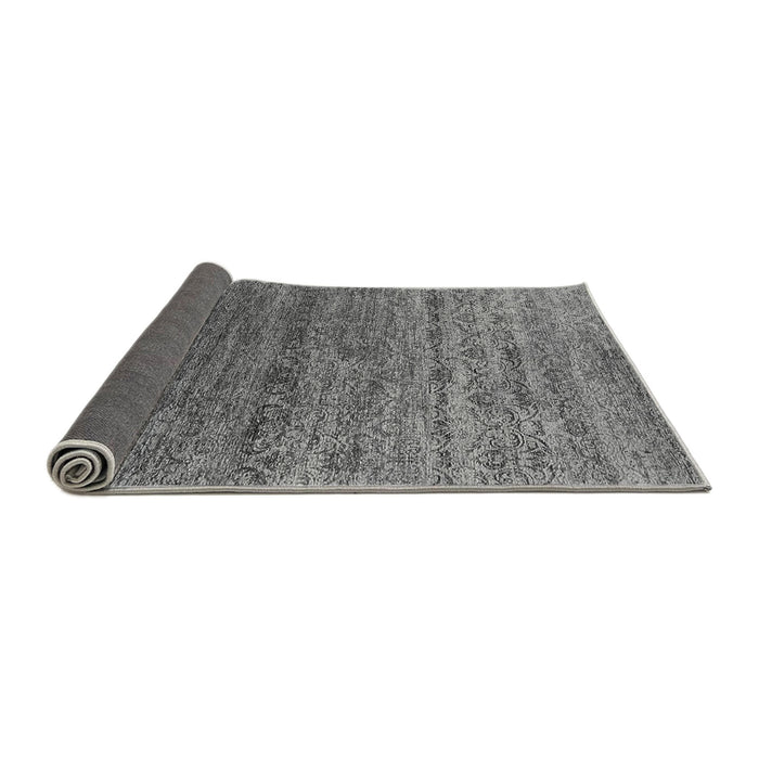 Sideview of Oriental Gray Industrial Rug, urb1526gry