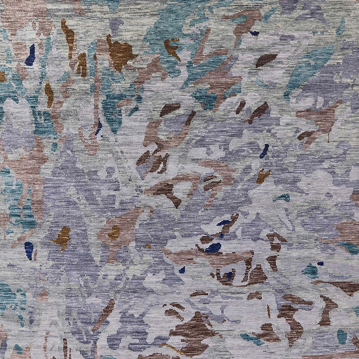 Mid-Century Modern Dark Gray Oriental Rug, urb1527