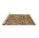 Sideview of Machine Washable Oriental Brown Industrial Rug, wshurb1527brn