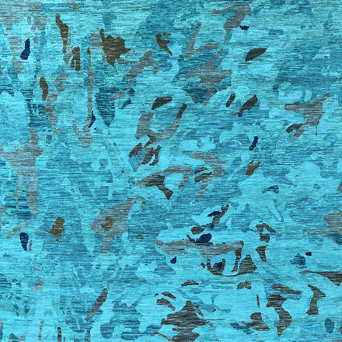 Oriental Light Blue Industrial Rug, urb1527lblu