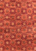 Machine Washable Oriental Orange Industrial Area Rugs, wshurb1528org