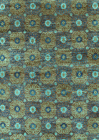 Oriental Turquoise Industrial Rug, urb1528turq