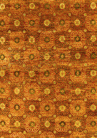 Oriental Yellow Industrial Rug, urb1528yw