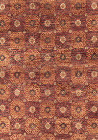 Oriental Brown Industrial Rug, urb1528brn