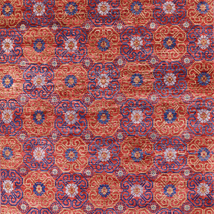Mid-Century Modern Pink Oriental Rug, urb1528
