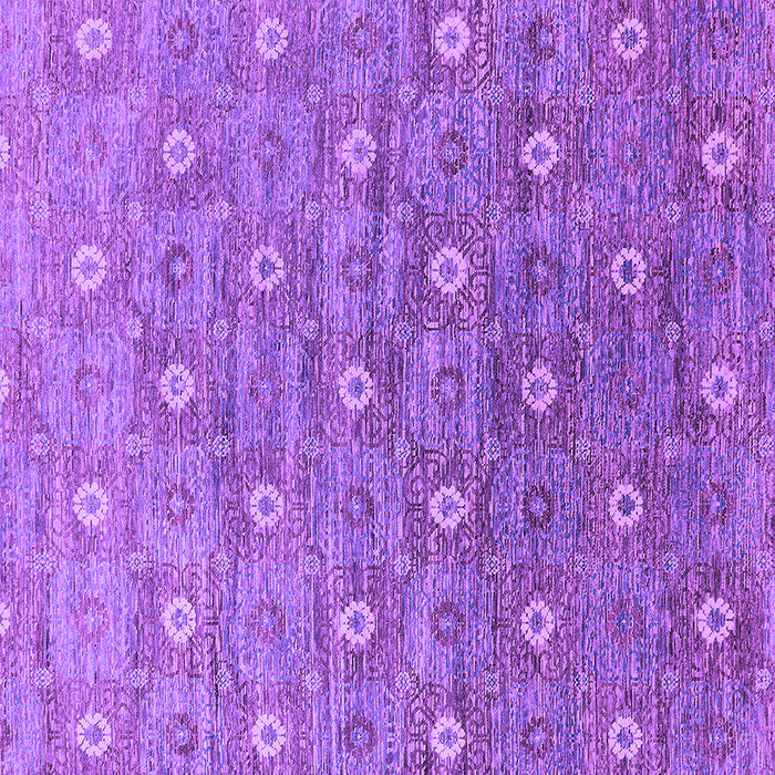 Square Machine Washable Oriental Purple Industrial Area Rugs, wshurb1529pur