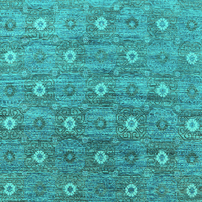 Oriental Turquoise Industrial Rug, urb1529turq