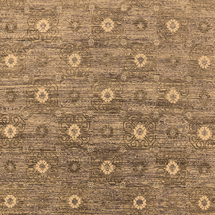 Machine Washable Oriental Brown Industrial Rug, wshurb1529brn