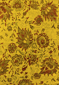 Oriental Yellow Industrial Rug, urb1530yw