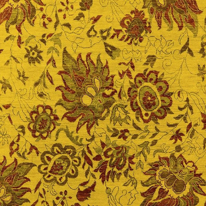 Oriental Yellow Industrial Rug, urb1530yw